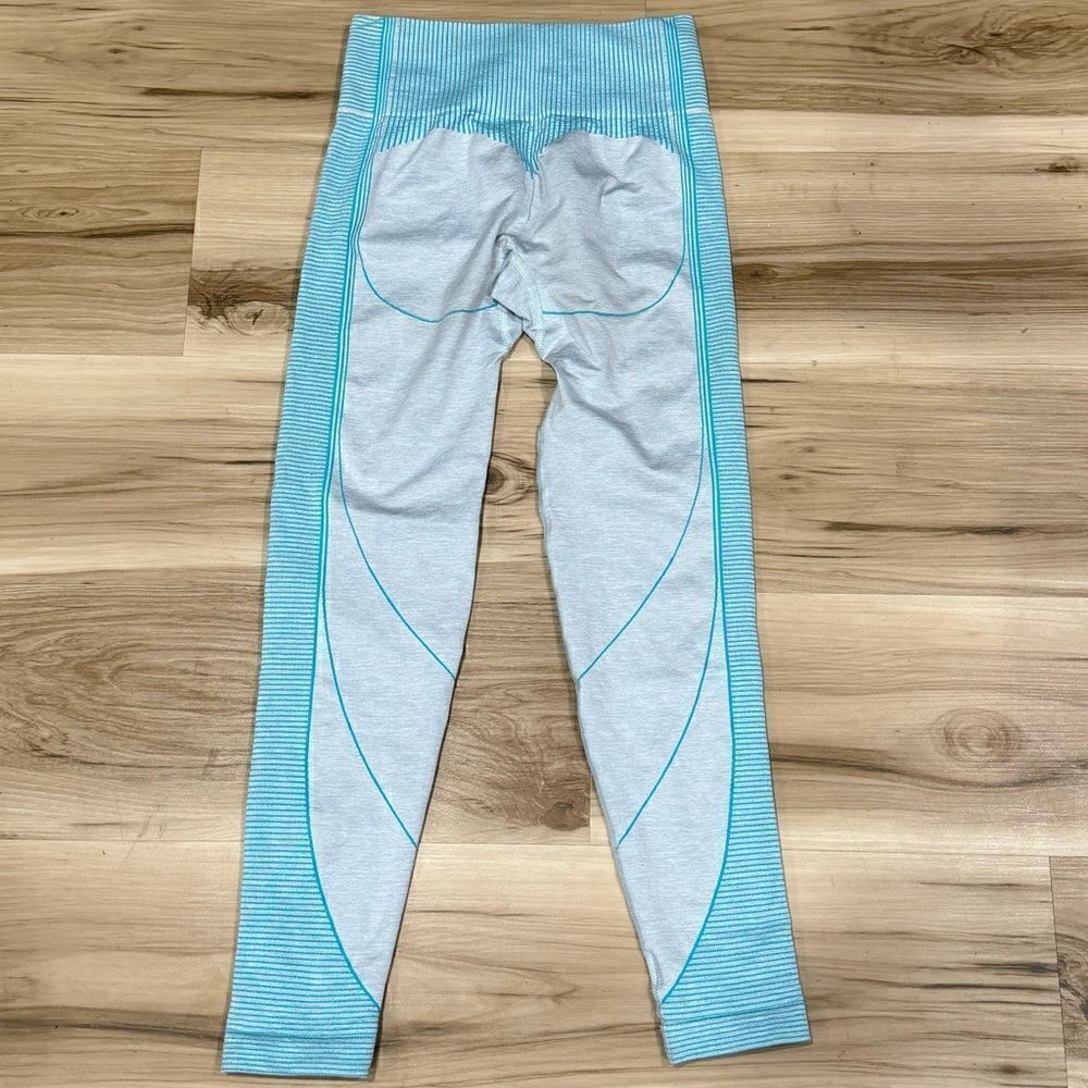 Gymshark Hyper Amplify Leggings Blue Grey Women’s Small